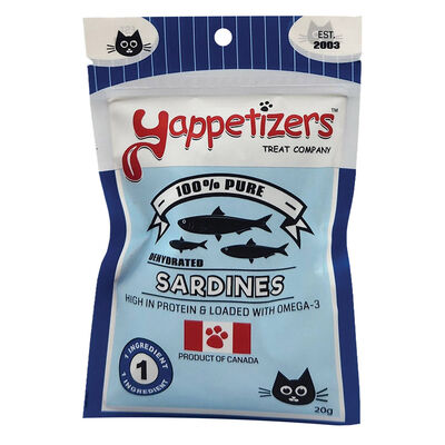 Yappetizer, Dehydrated Cat Treat - Sardines